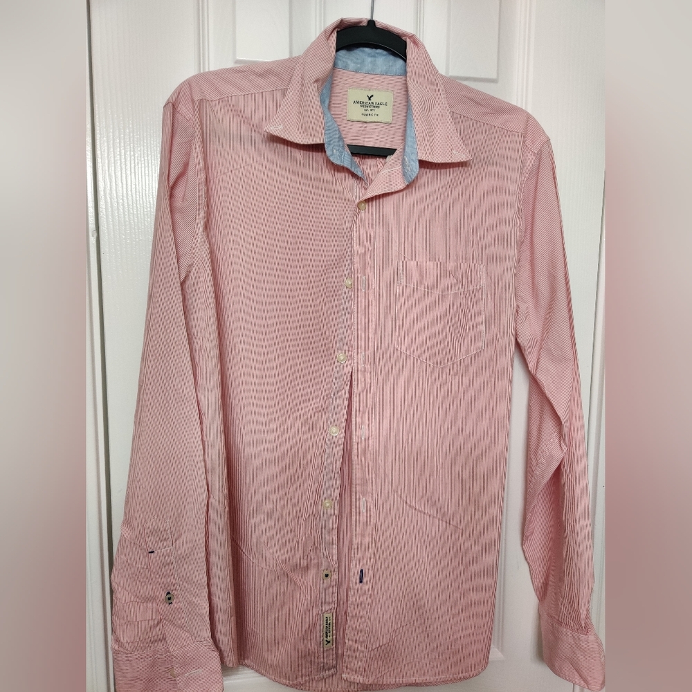 Pink Button-Up Shirt